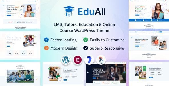 EduAll - Education LMS Tutors & Course WordPress