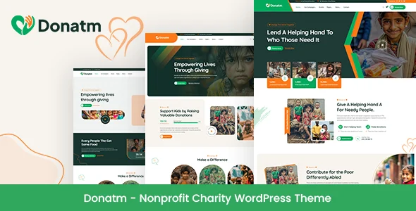 Donatm - Nonprofit Charity WordPress Theme