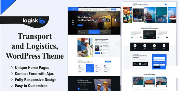 Logisk - Transport & Logistics WordPress Theme