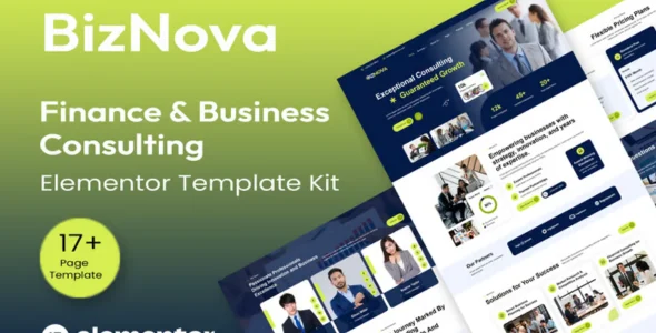 BizNova– Business Consulting Elementor Template Kit