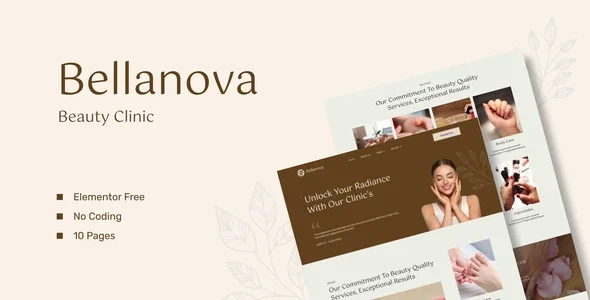 Bellanova - Beauty Clinic Elementor Template Kit