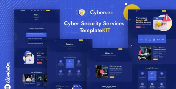 Cybersec - Security Services Elementor Template Kit