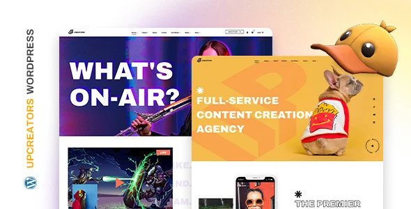 UpCreators - Digital Creators WordPress Theme by shtheme