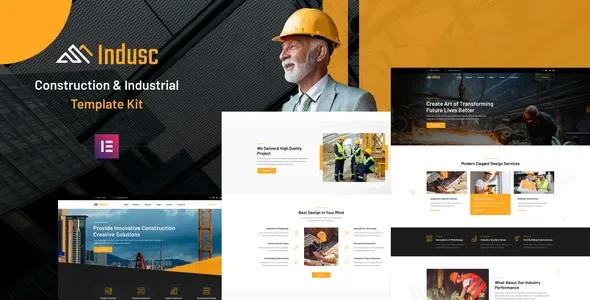Indusc - Construction & Industrial Elementor Template Kit