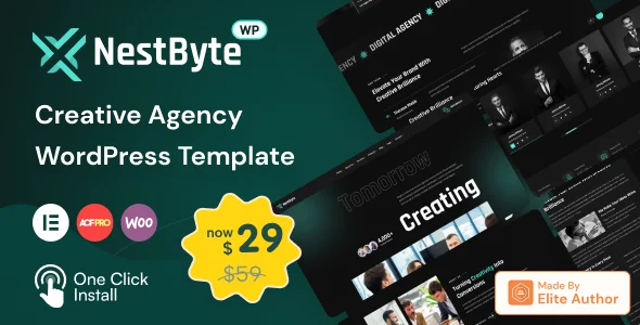 Nestbyte- Creative Agency and Startup Theme