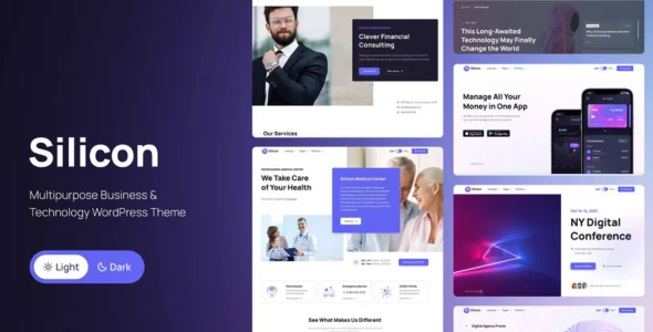 Silicon - Multipurpose Technology WordPress Theme