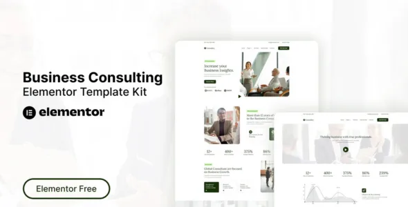 Consultry - Business Consulting Elementor Template Kit