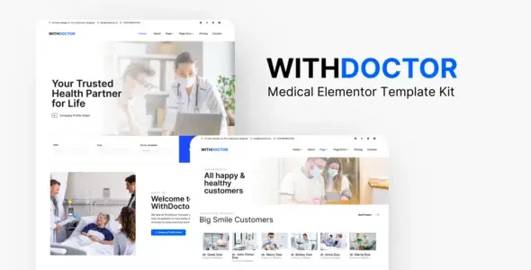 WithDoctor - Medical Elementor Template Kit