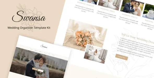 Swansa - Wedding Elementor Template Kit