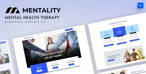 Mentality - Mental Health Therapy Elementor Template Kit