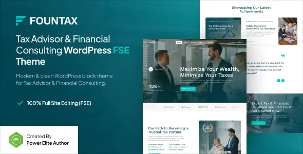 Fountax – Tax Advisor & Consulting WordPress Theme