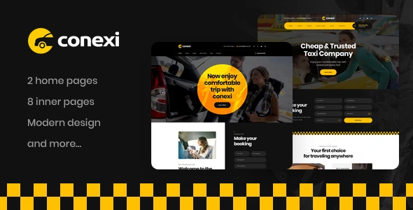 Conexi – Taxi Booking Service WordPress Theme