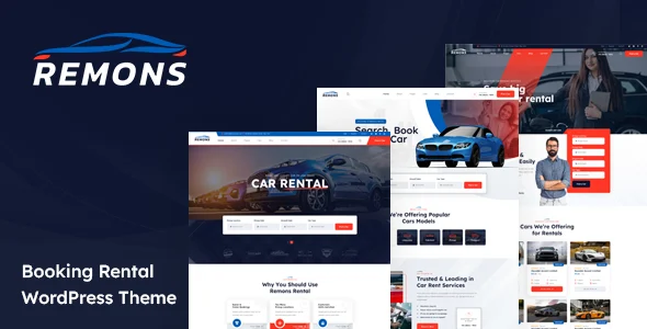 Remons - Car Rental Elementor Template Kit